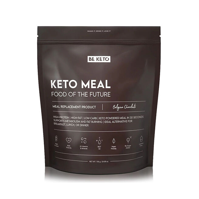 KETO Meal 700 g Belgian Chocolate - Måltidserstatter - JK-Shop