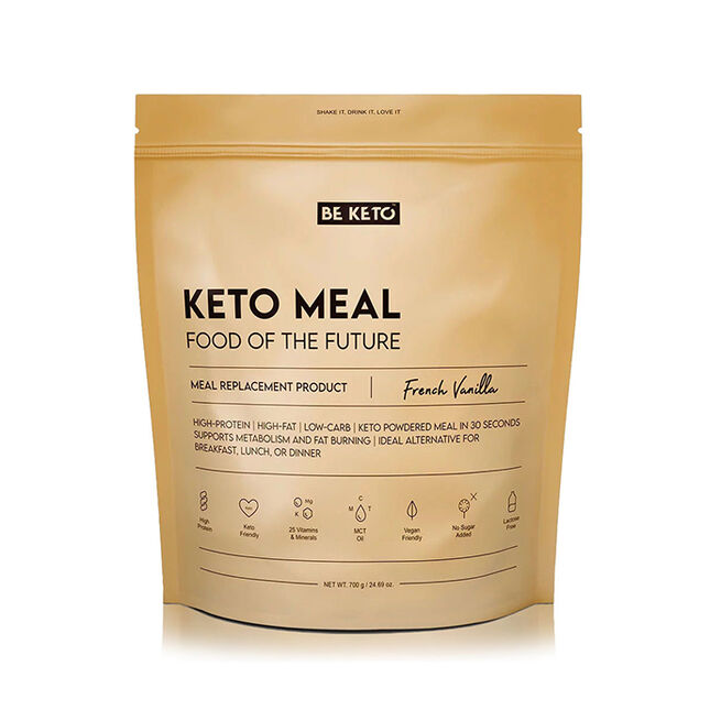 KETO Meal 700 g French Vanilla - Vegansk proteinpulver - JK-Shop