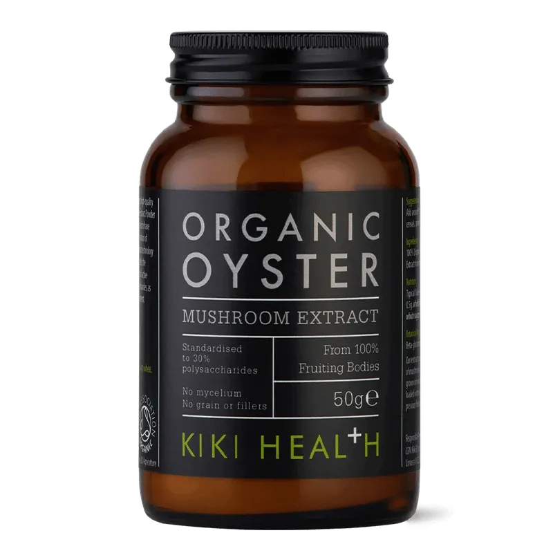 KIKI HEALTH ORGANIC OYSTER EXTRACT MUSHROOM POWDER 50 GR - - JK-Shop