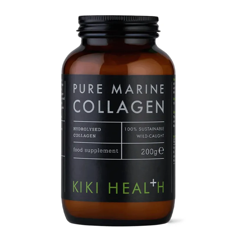 KIKI HEALTH ORGANIC PURE MARINE COLLAGEN POWDER 200 GR - Vitaminer & kosttilskudd - JK-Shop