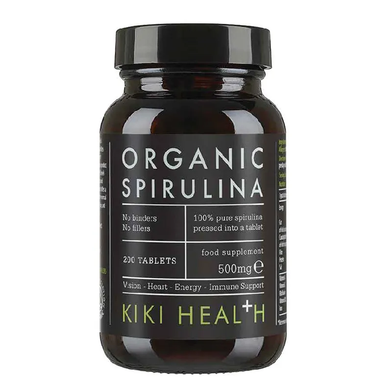 KIKI ORGANIC PREMIUM SPIRULINA 200 TABLETTER - - JK-Shop
