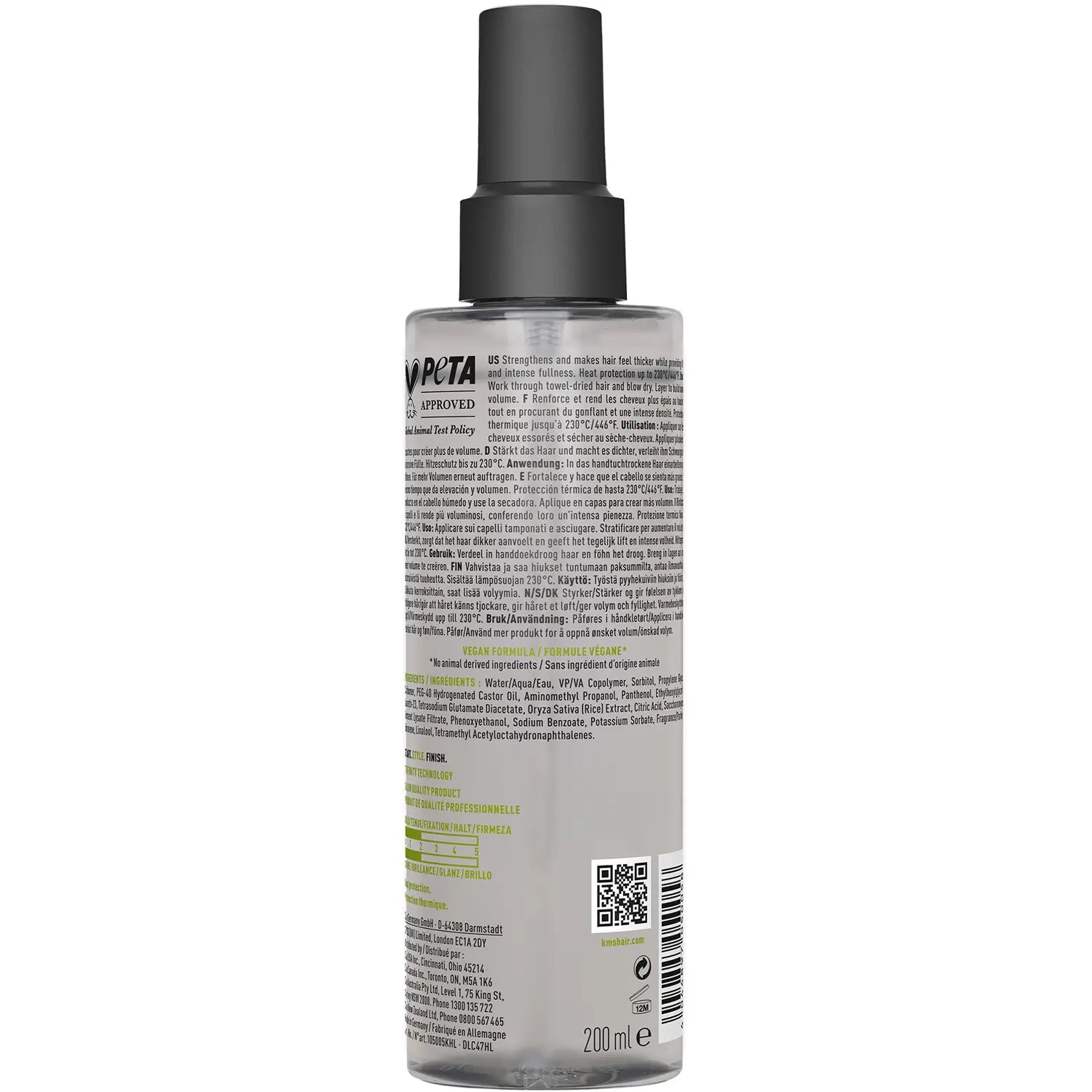 KMS, ADDVOLUME Volumizing Spray - Volumspray - JK-Shop