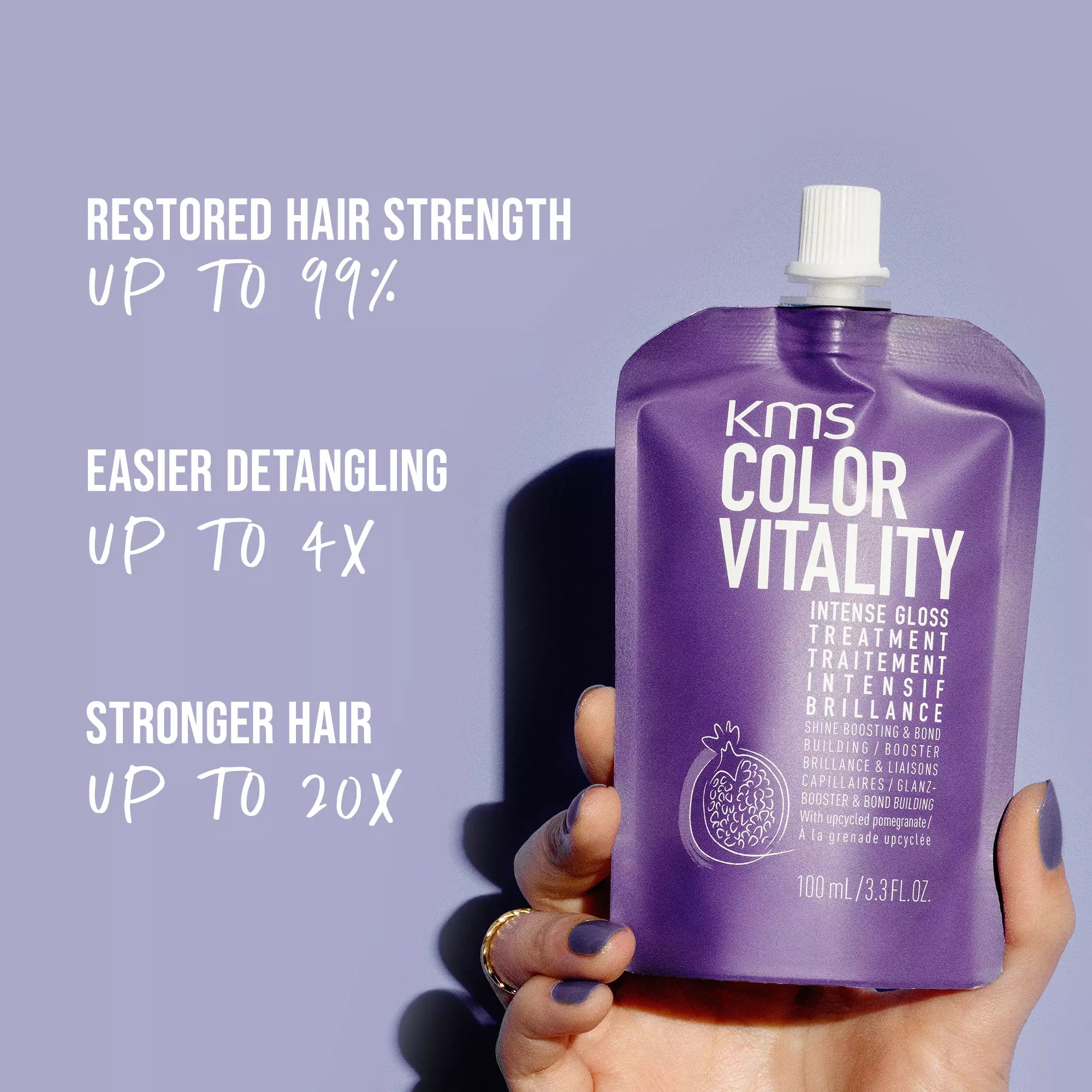 KMS, COLORVITALITY Intense Gloss Treatment 500 ml - Hårkur - JK-Shop