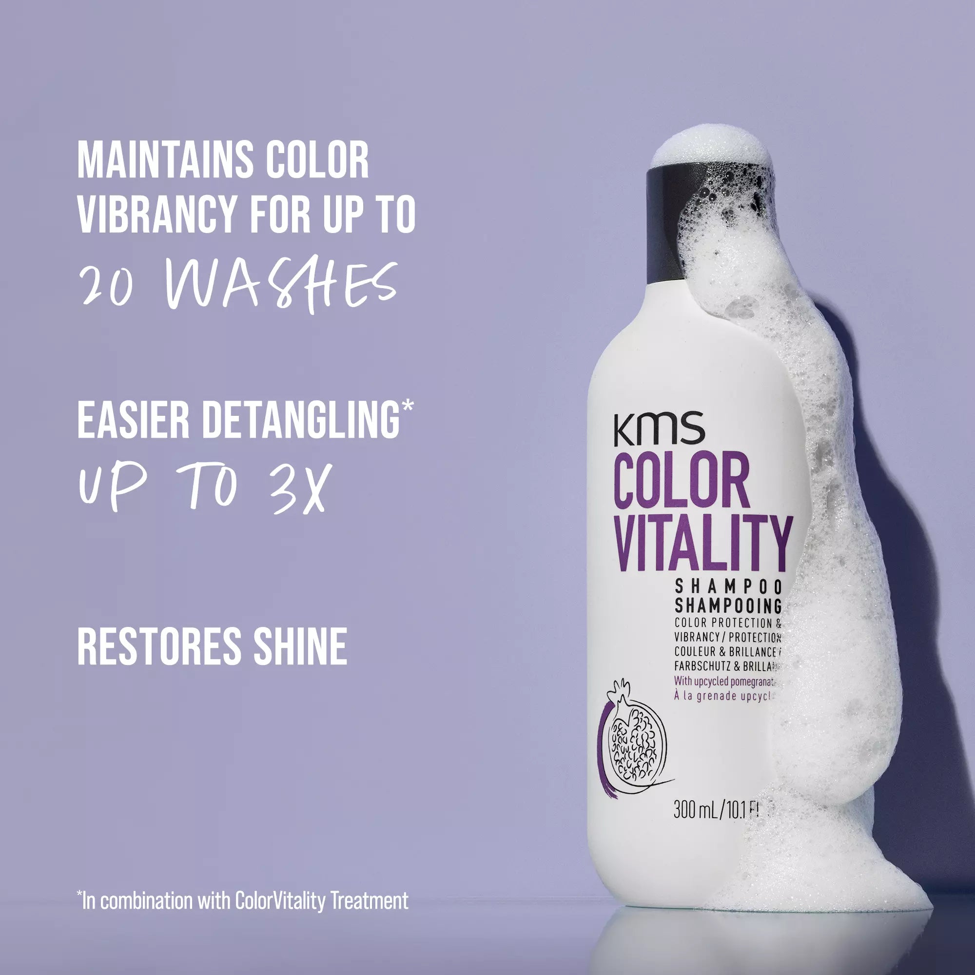 KMS, COLORVITALITY Shampoo 750 ml - sjampo - JK-Shop