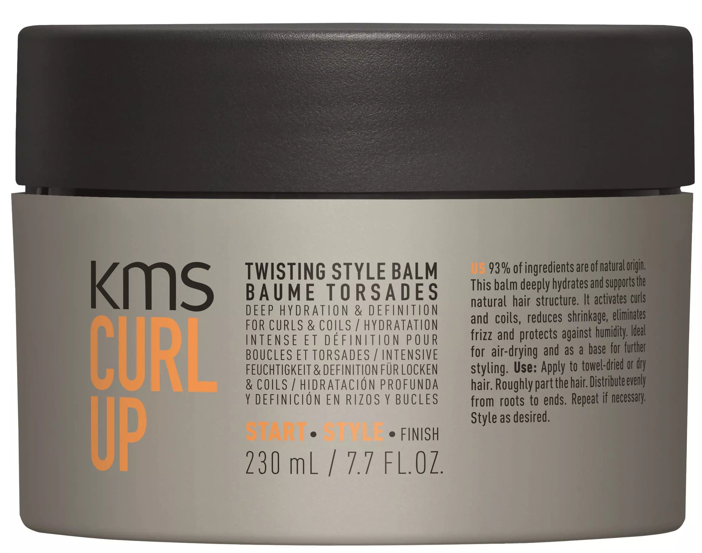 KMS, CURL UP Twisting Style Balm 230 ml - Pomade - JK-Shop