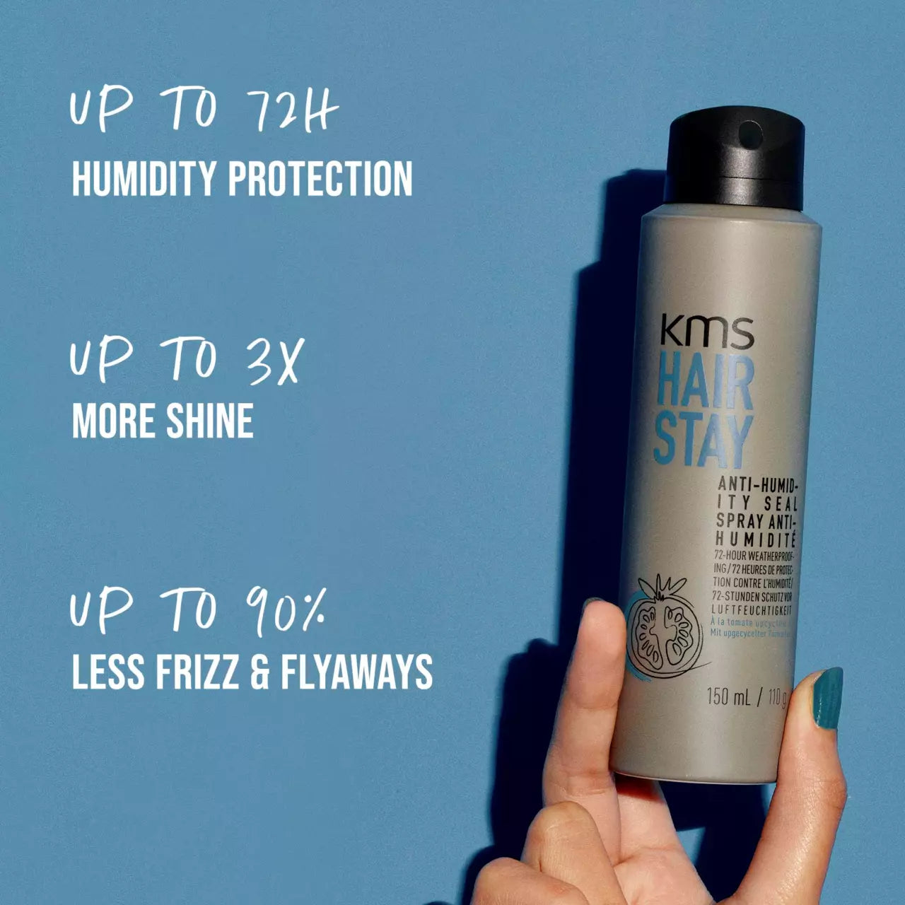 KMS, HairStay Anti-Humidity Seal 75 ml - Finishing spray - JK-Shop