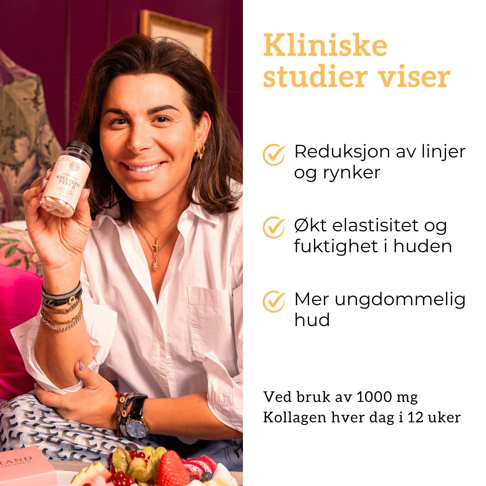 KOLLAGEN 2, HYALURONSYRE & FURUBARK - Vitaminer og kosttilskudd - JK-Shop