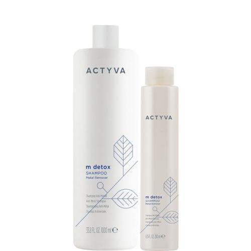 Actyva M Detox Metal Remover Shampoo – Fjerner Metallioner og Urenheter for Rent, Sterkt og Glansfullt Hår