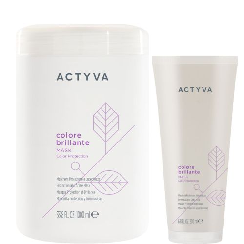 Actyva Colore Brillante Mask 1000 ml – Intensiv Hårmaske for Farget og Behandlet Hår