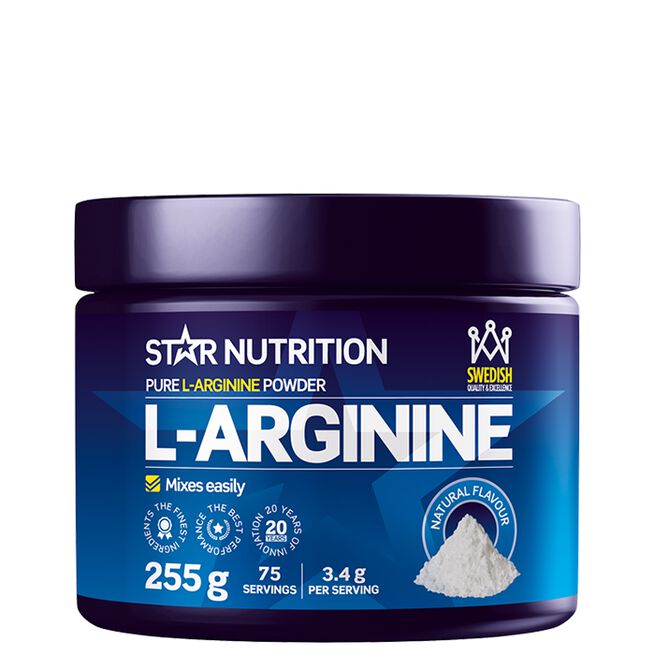 L-Arginin Pulver 255 g - Individuelle Aminosyrer - JK-Shop
