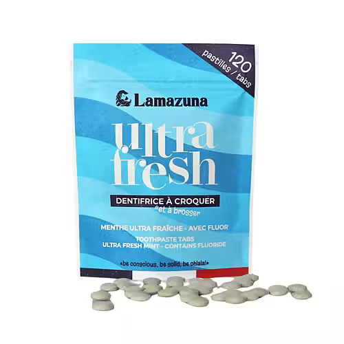 LAMAZUNA Tannkremtabletter - Ultrafrisk Mint 120 stk. - Tannkrem - JK-Shop