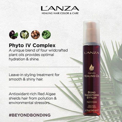L'ANZA, Keratin Healing Oil Bond Smoothing Styler-Hårkrem-JKSHOP