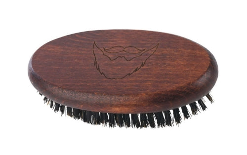 LARGE SIZE MILITARY BEARD BRUSH - DARK - Skjeggbørste - JK-Shop