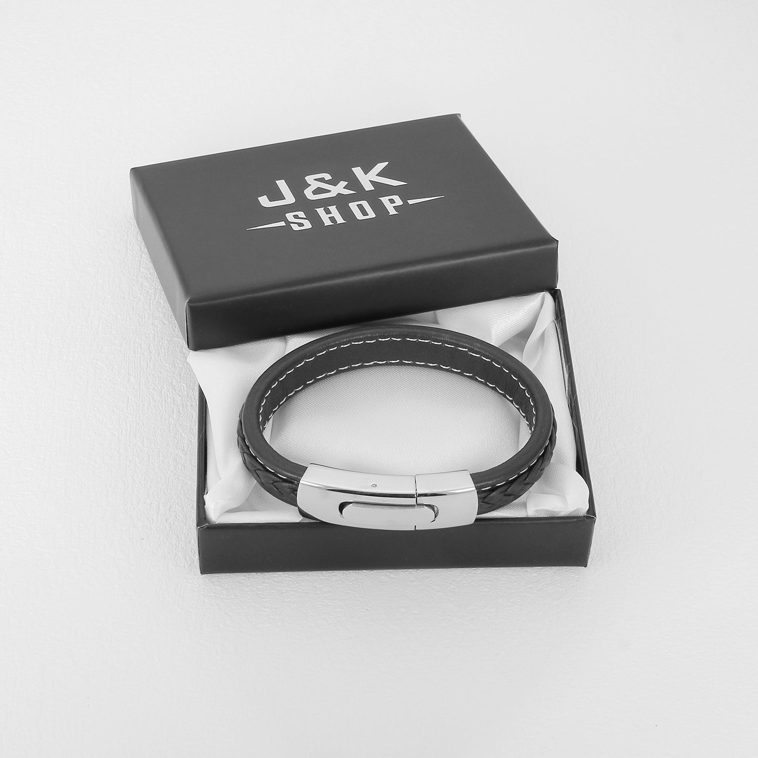 Heritage Magnetico - Flettet Lærarmbånd i Brun