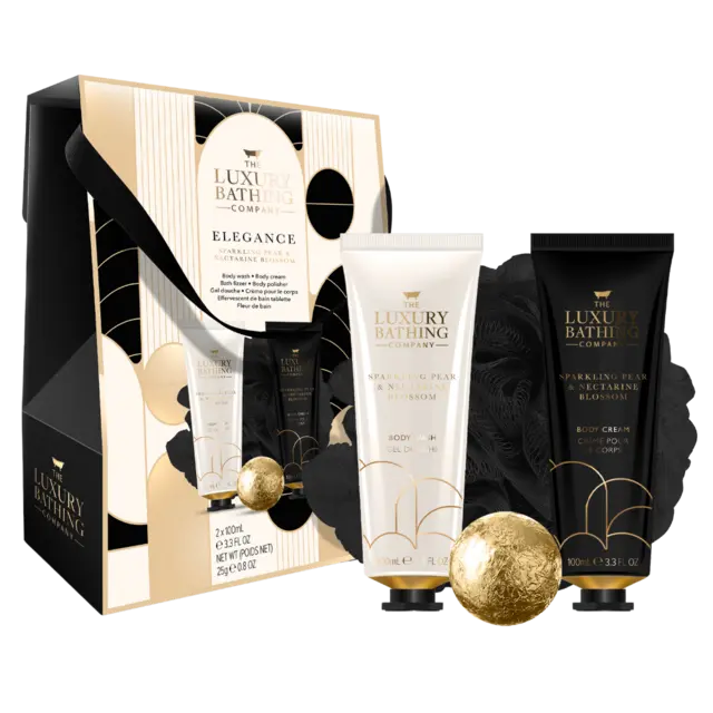 LBC Elegance Kit Sparkling Pear & Nectarine Blossom - Såpe - og lotionsett - JK-Shop
