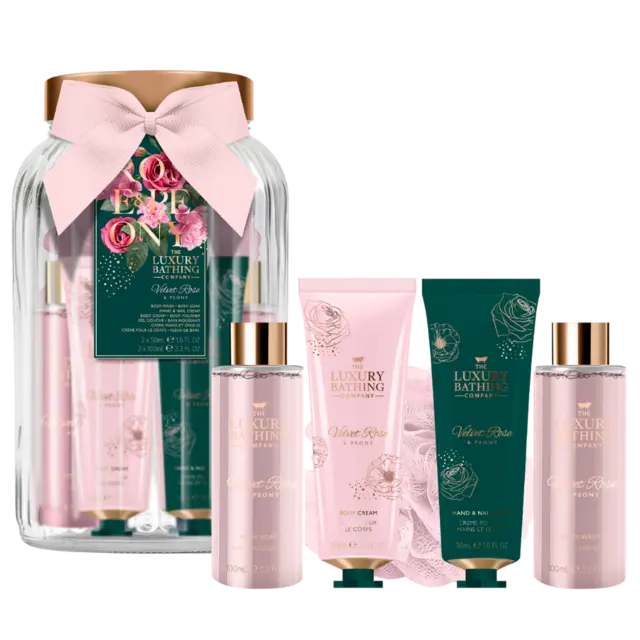 LBC Pure Indulgence Kit Velvet Rose & Peony - Såpe - og lotionsett - JK-Shop