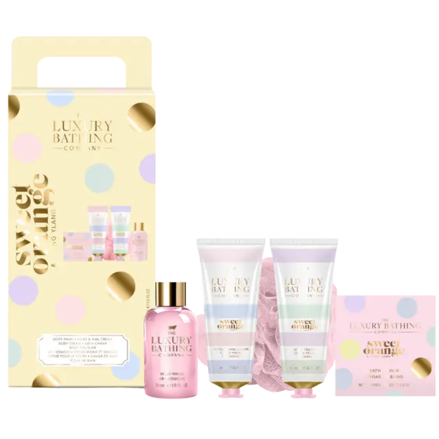 LBC Ultimate Stacking Treats Sweet Orange & Ylang Ylang - Såpe - og lotionsett - JK-Shop