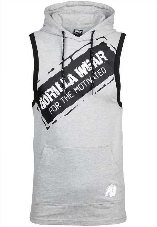 Gorilla Wear Loretto Hooded Tank Top (Gray Melange)
