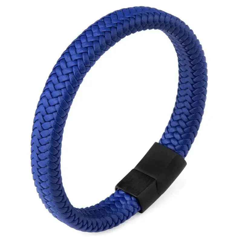 Lærarmbånd med Magnetisk lås i rustfritt stål-Armbånd-JKSHOP