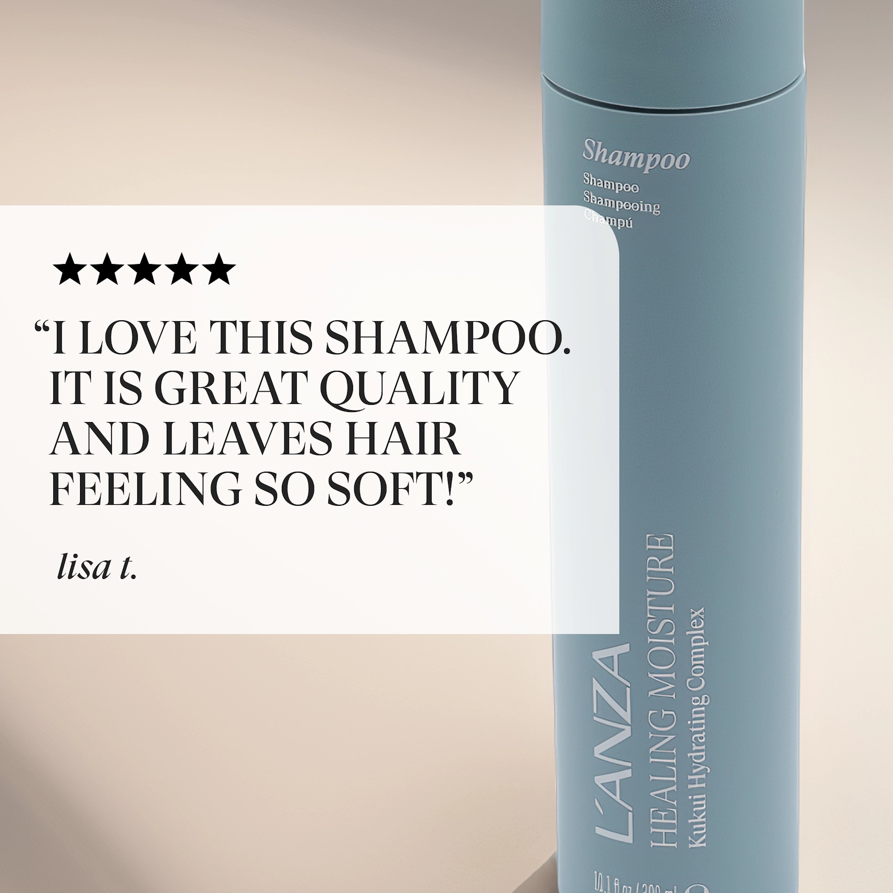 Lanza Healing Moisture - 4 størrelser - Hårpleie - JK-Shop