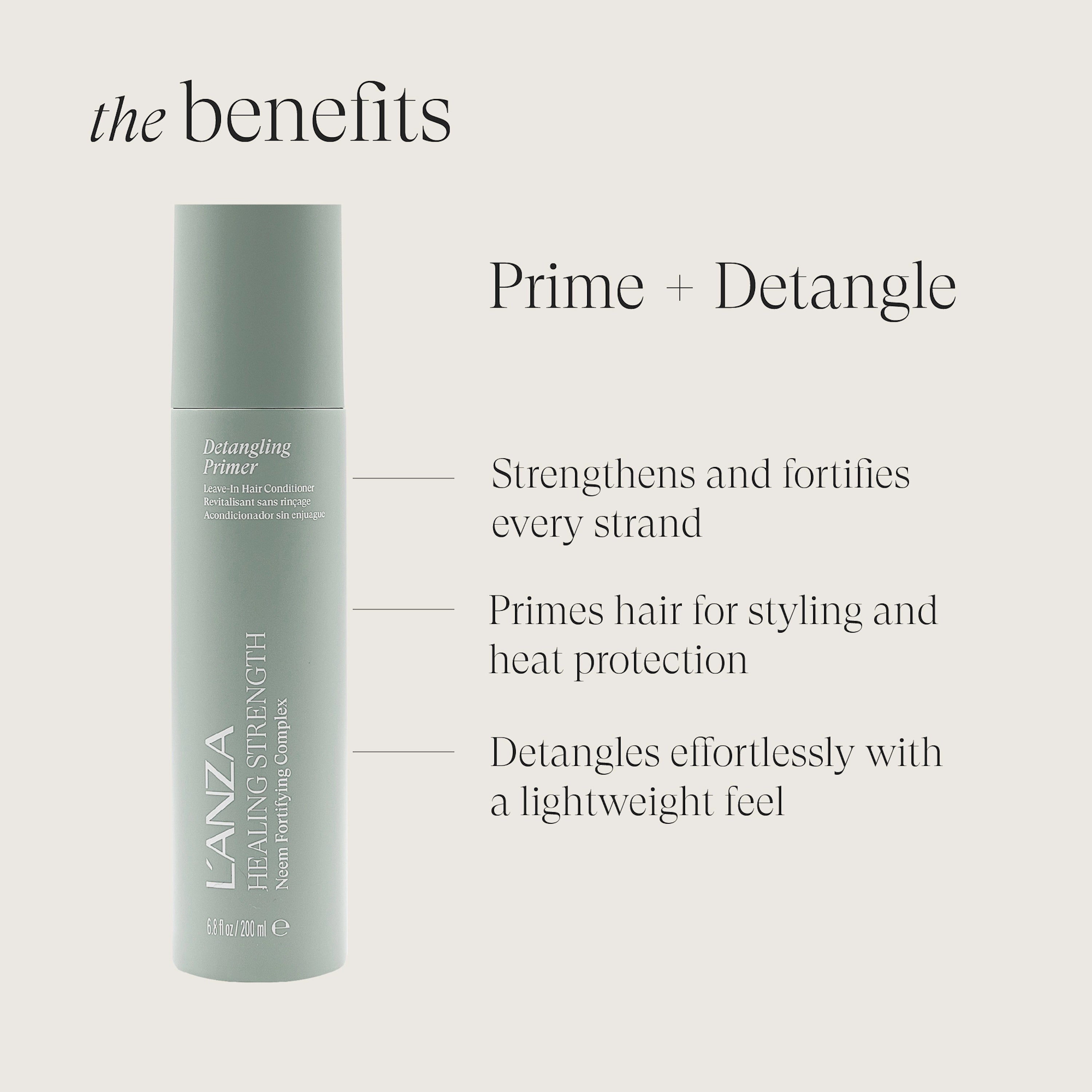 Lanza Healing Strength Detangling Primer - Hårkur - JK-Shop