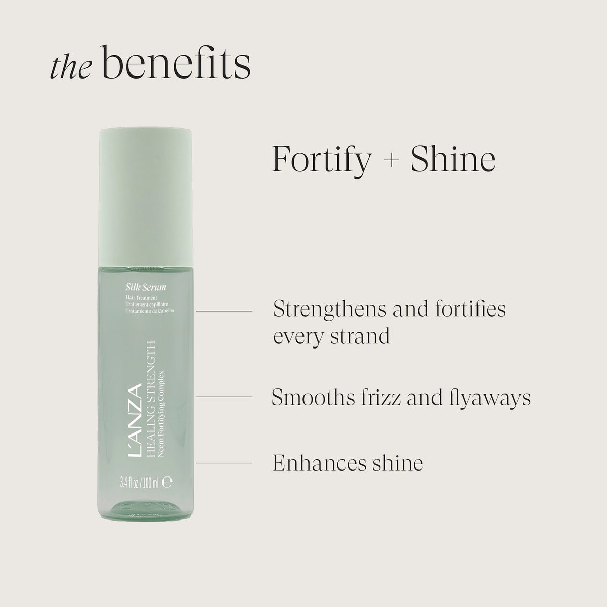 Lanza Healing Strength Silk Serum 100 ml - Hårserum - JK-Shop