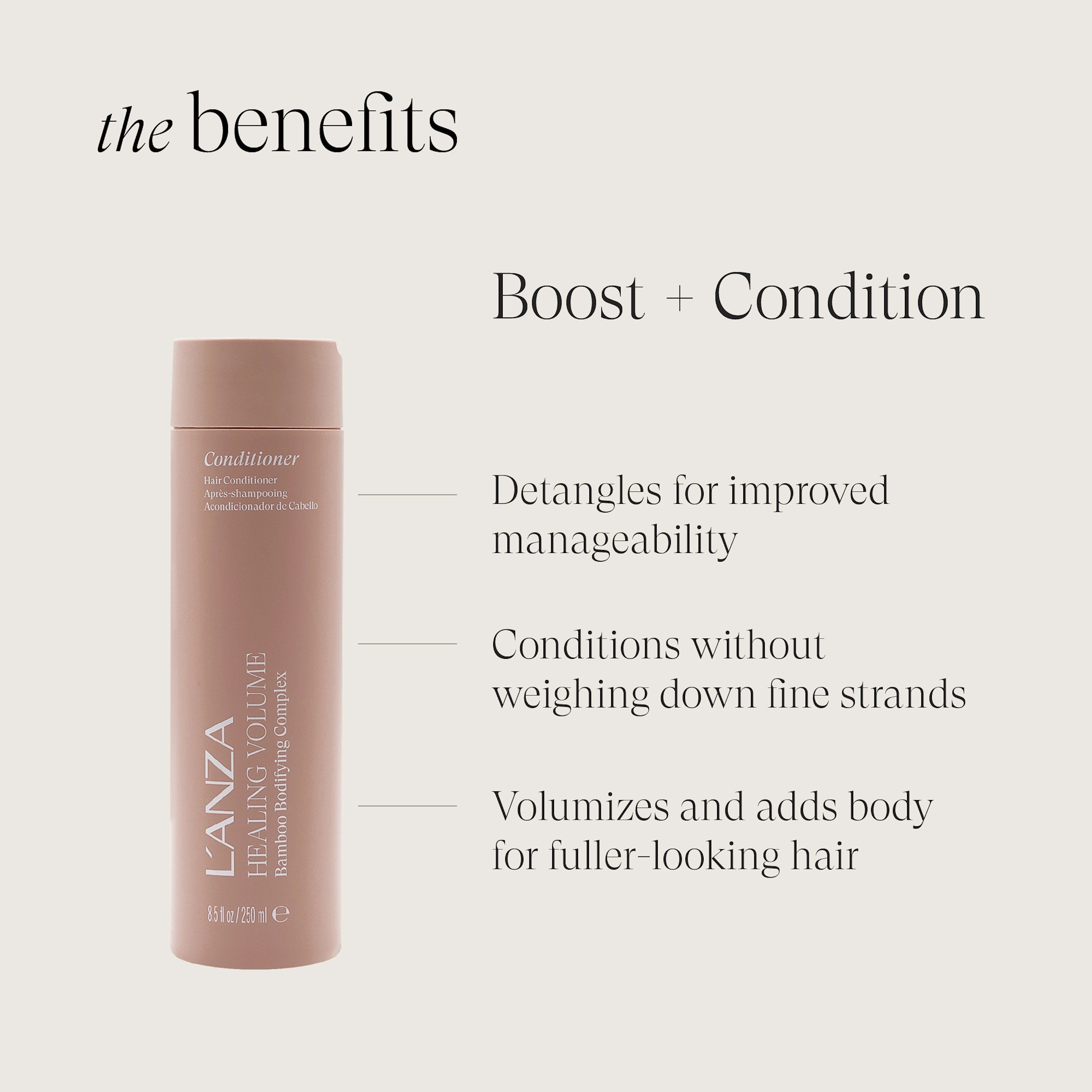 Lanza Healing Volume Conditioner - Balsam - JK-Shop
