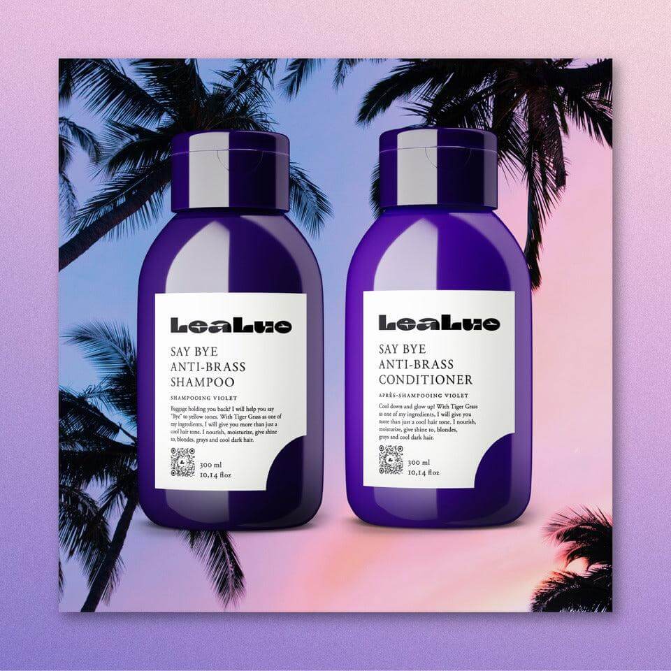 LeaLuo, Say Bye Anti-Brass Violet Shampoo 300ml-Sjampo-JKSHOP