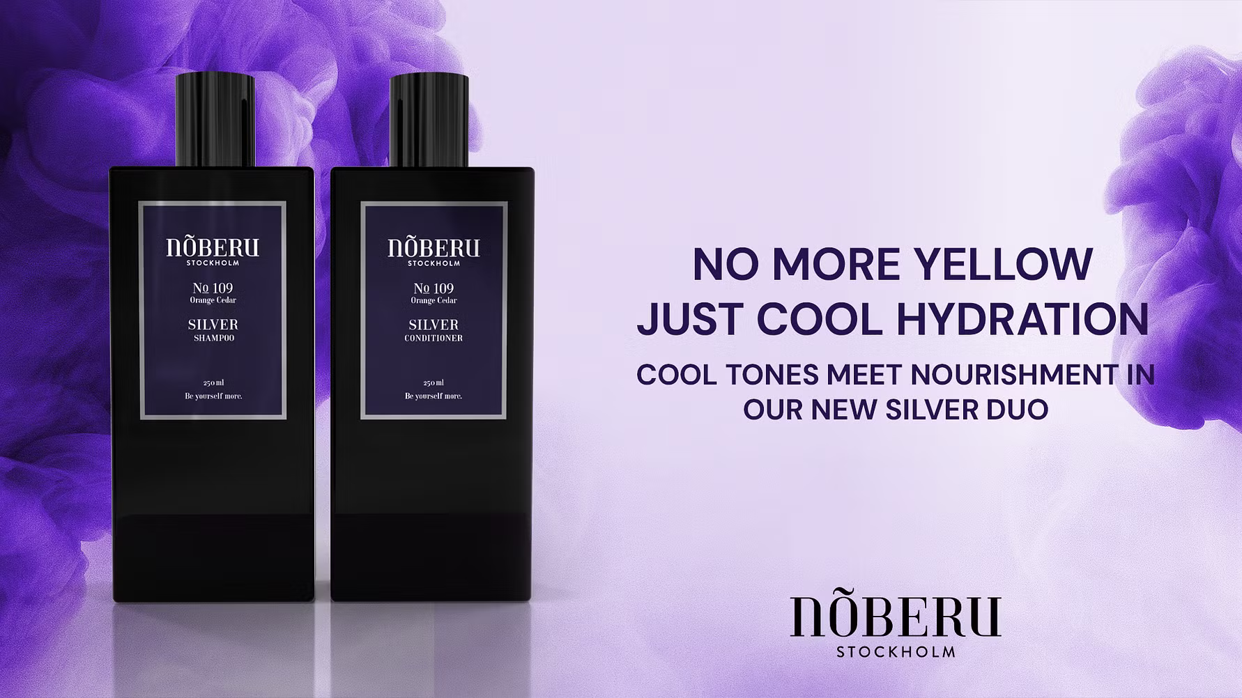 Noberu Silver Shampoo – Orange Cedar