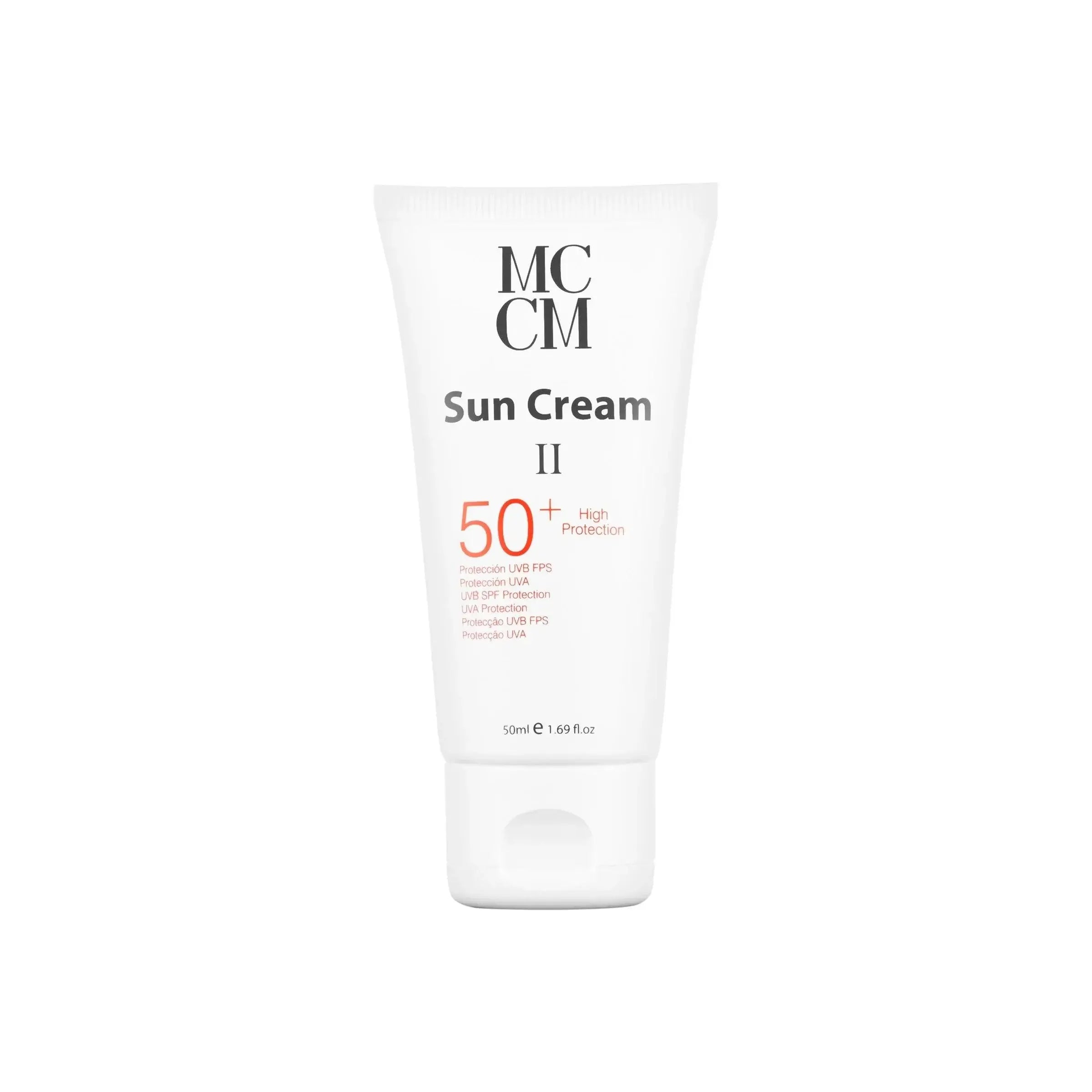 MCCM, Sun Cream II 50+ Coloured-Farget dagkrem-JKSHOP