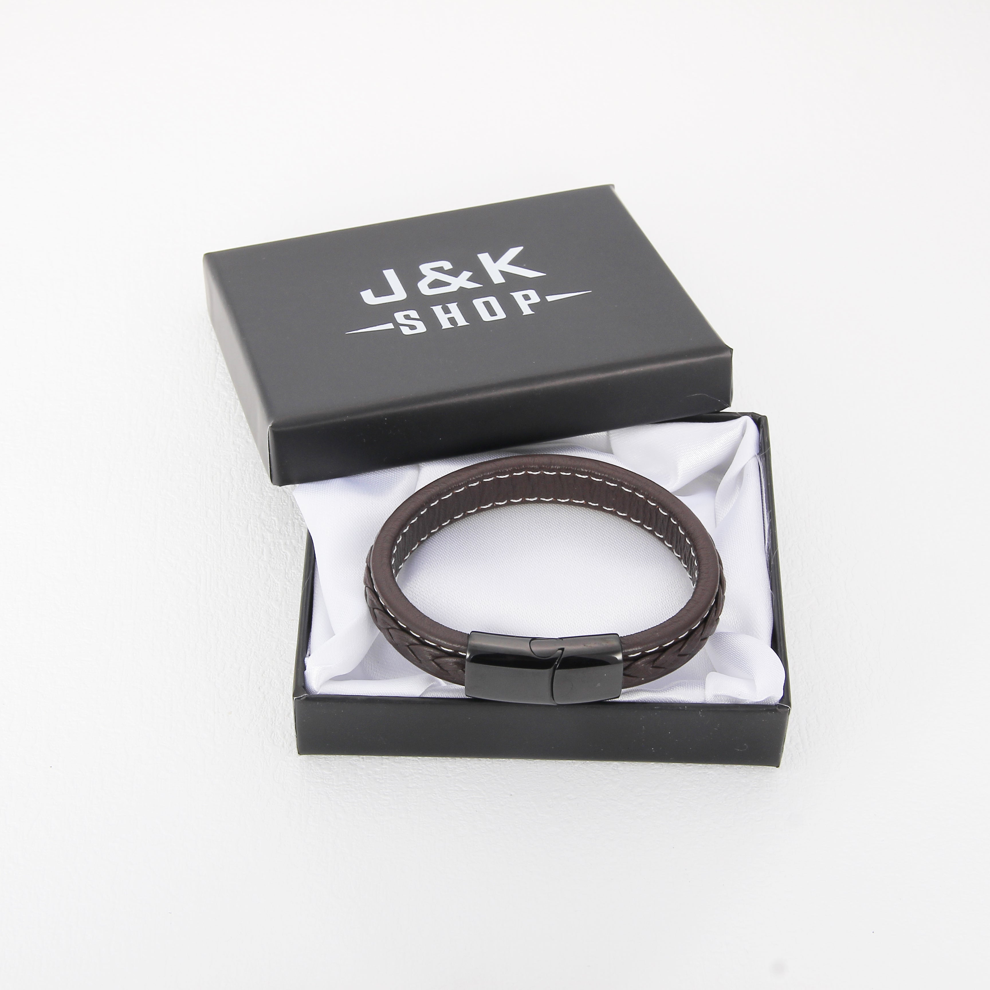 Magnetico Noir - Justerbart Lærarmbånd - Armbånd - JK-Shop