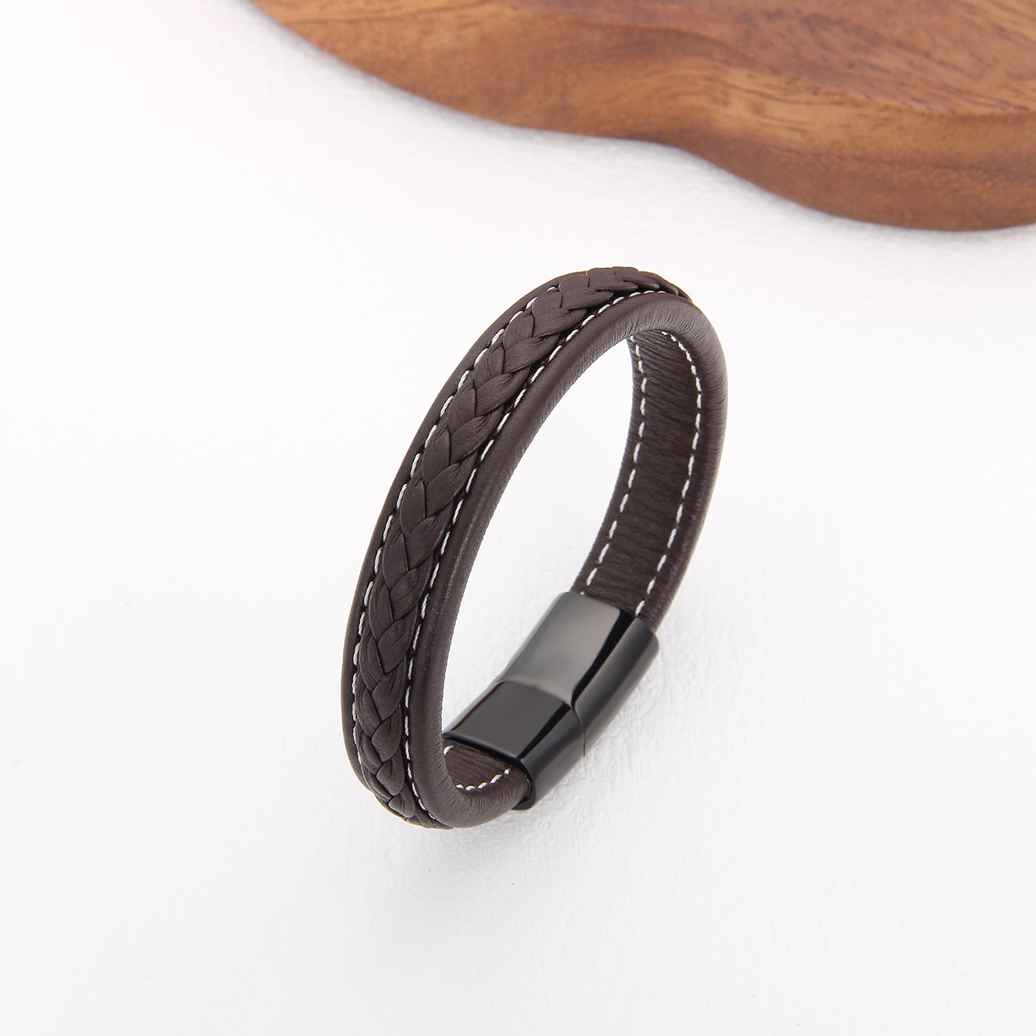 Magnetico Noir - Justerbart Lærarmbånd - Armbånd - JK-Shop