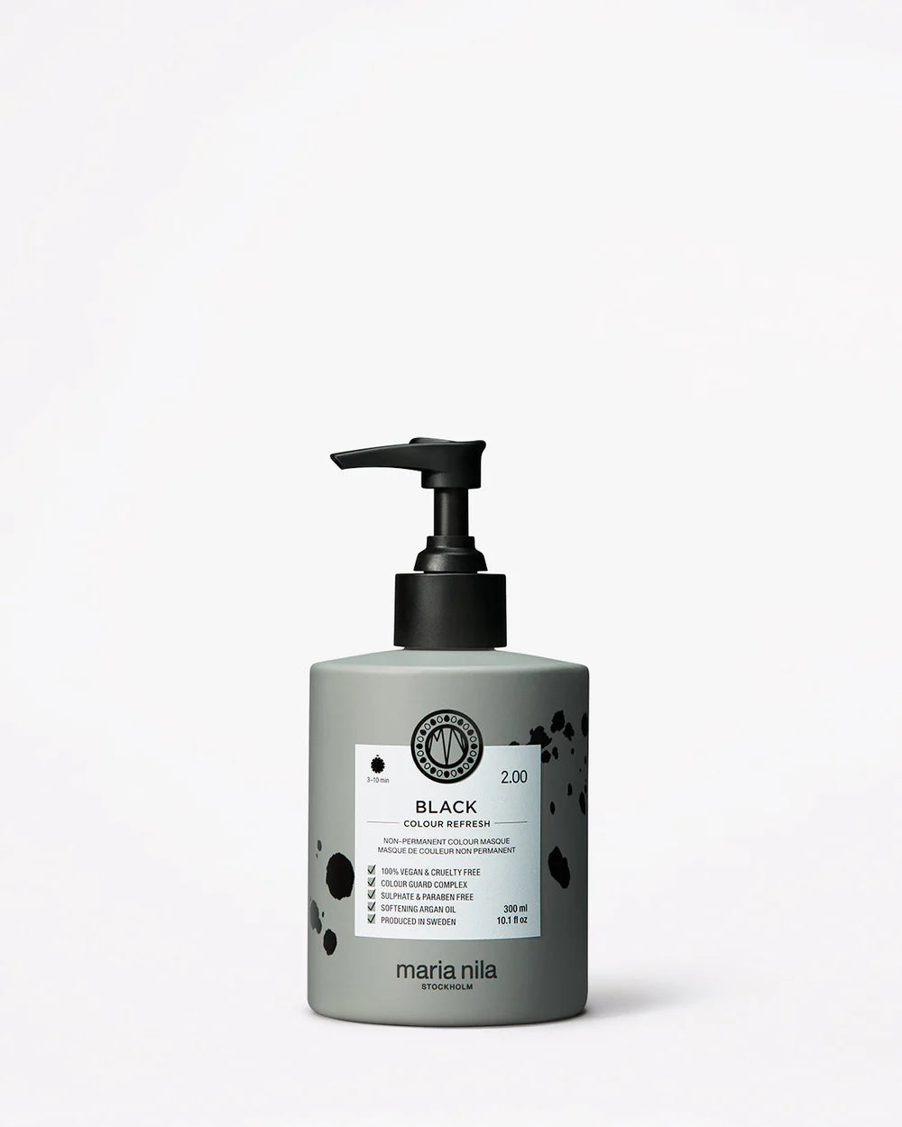 Maria Nila COLOUR REFRESH 2.00 BLACK 300ml-Hårkur-JKSHOP