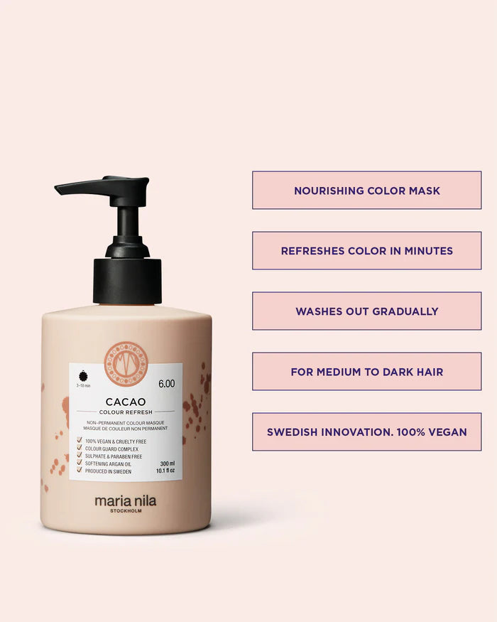 Maria Nila Colour Refresh Cacao 300ml - Hårkur - JK-Shop - bilde 4
