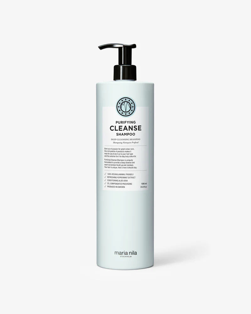 Maria Nila, Purifying Cleanse Shampo- 1000ml - Sjampo & balsam - JK-Shop