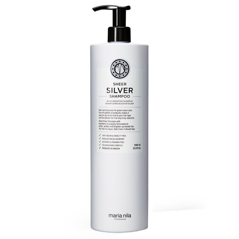 Maria Nila Sheer Silver Shampoo 1000ml - Sjampo & balsam - JK-Shop