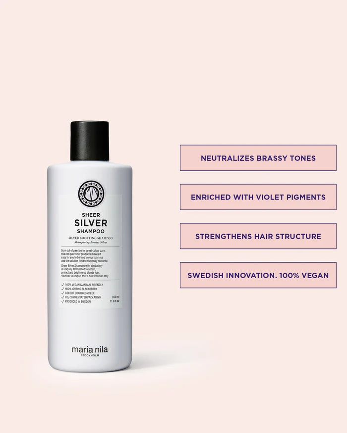 Maria Nila Sheer Silver Shampoo 100ml - Sjampo - JK-Shop - bilde 5