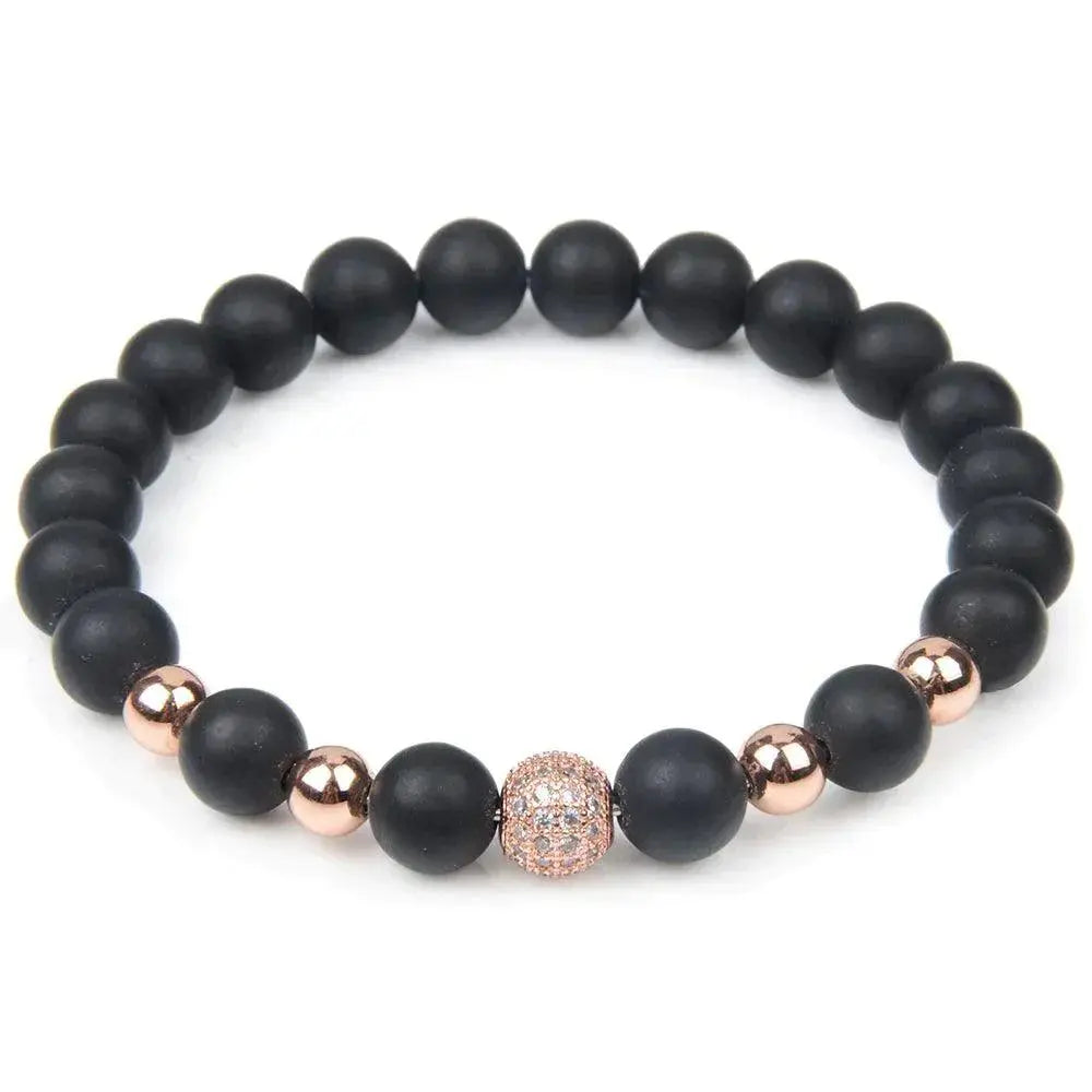 Matte Natural Stone Bracelet-Armbånd-JKSHOP