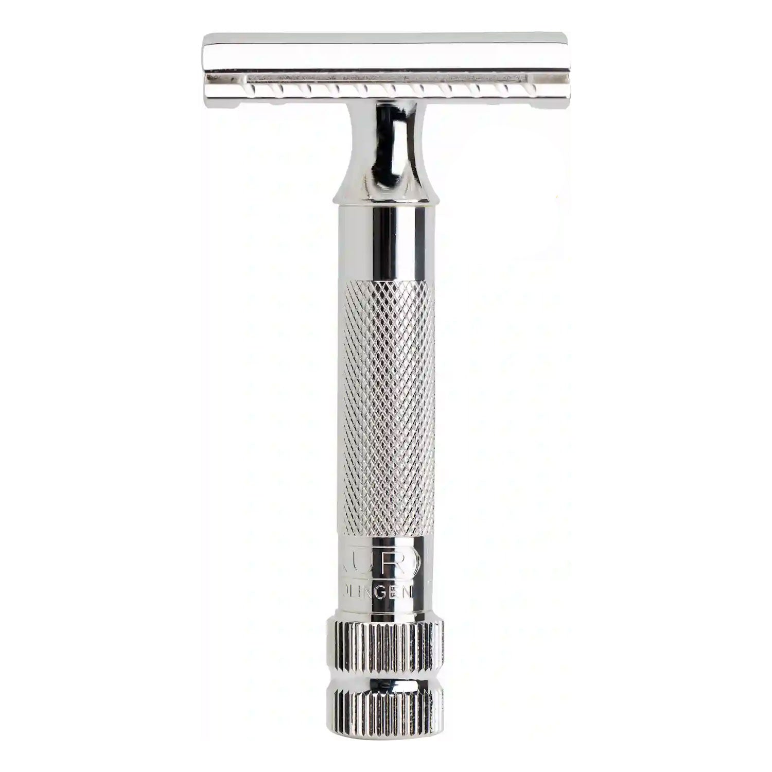 MERKUR (34S) Silver Plated, Set in Plastic Case- Including 10 Blades