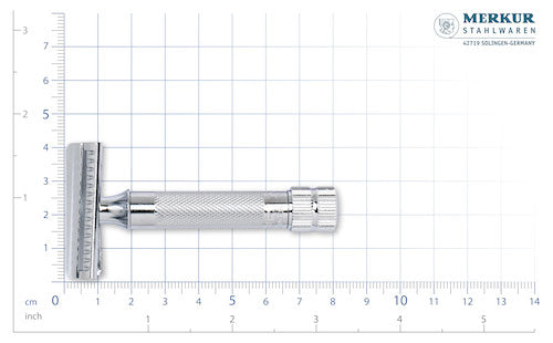 Merkur Barberhøvel 37C Slant Bar - Barberhøvel - JK-Shop