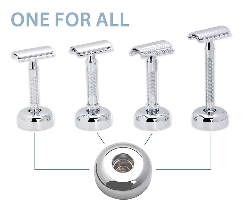 Merkur Barberhøvelstativ 4006 Matt krom - Barbertilbehør - JK-Shop