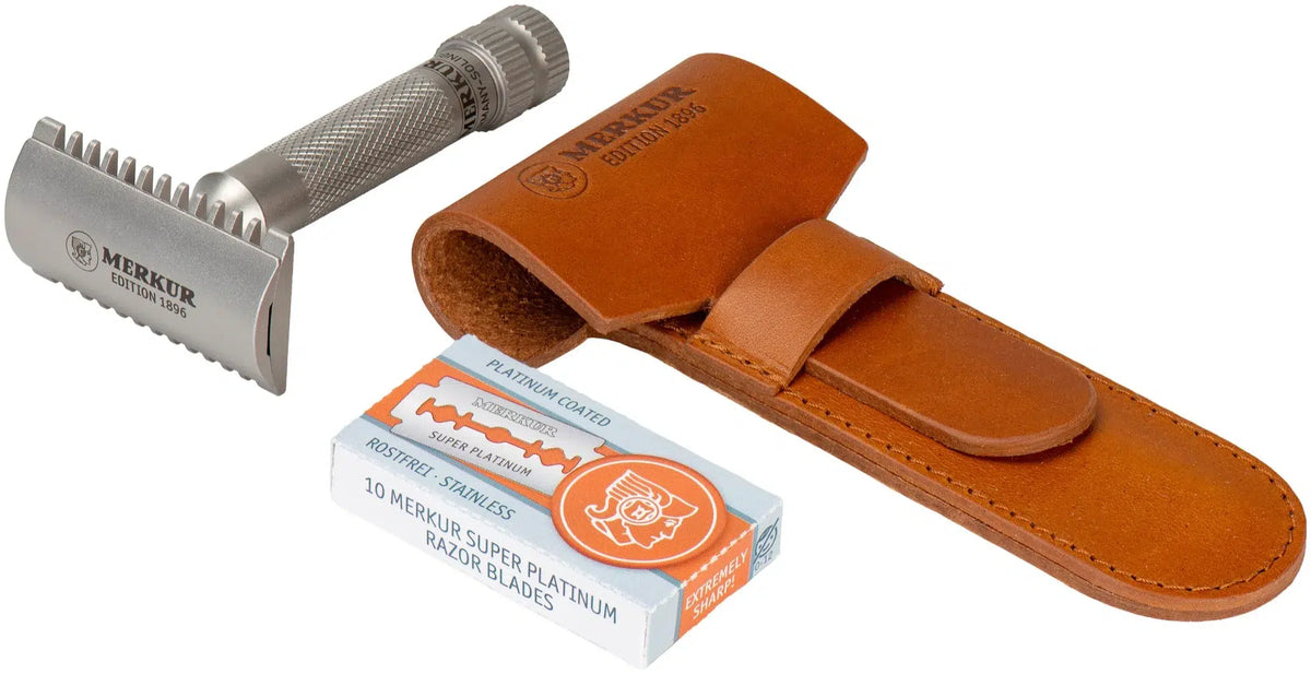 Merkur De Razor 11 Inox Edition 1896 - Barberhøvel - JK-Shop