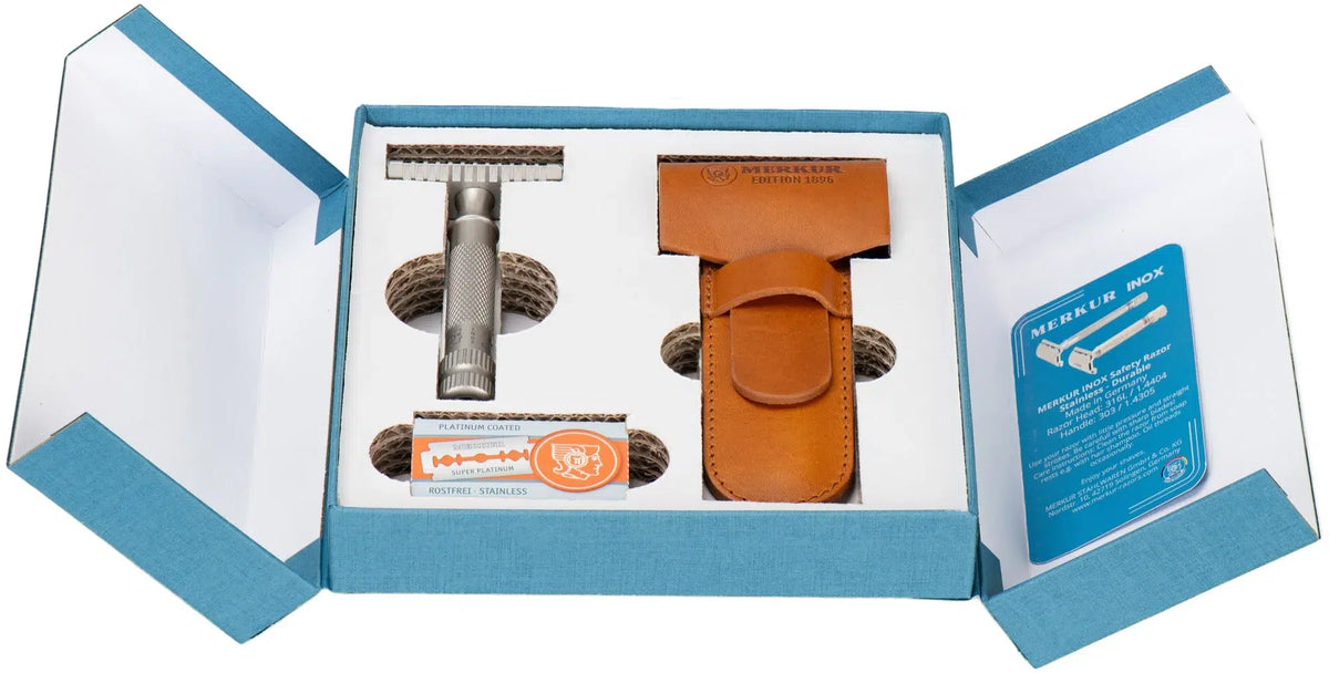 Merkur De Razor 11 Inox Edition 1896 - Barberhøvel - JK-Shop