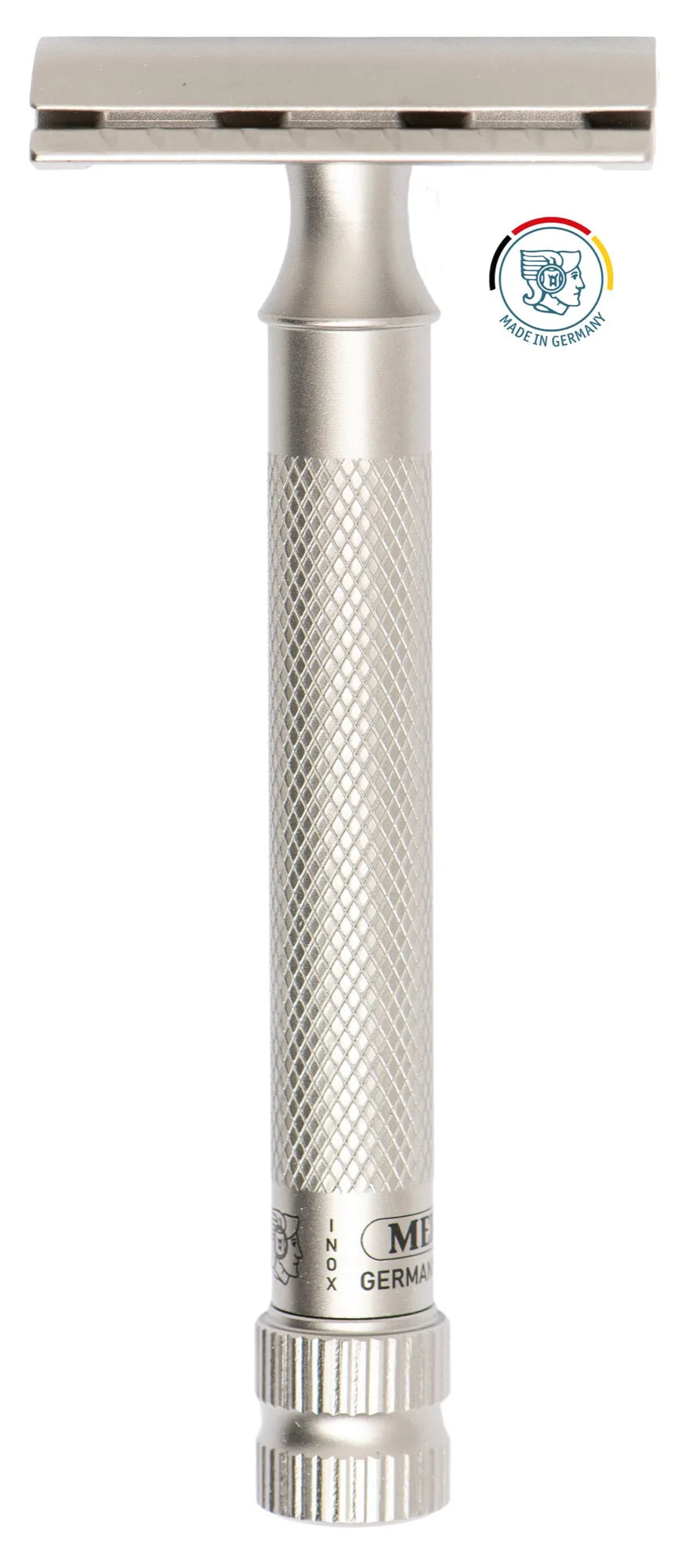 Merkur De Razor 34 Inox XL Satin - Barberhøvel - JK-Shop
