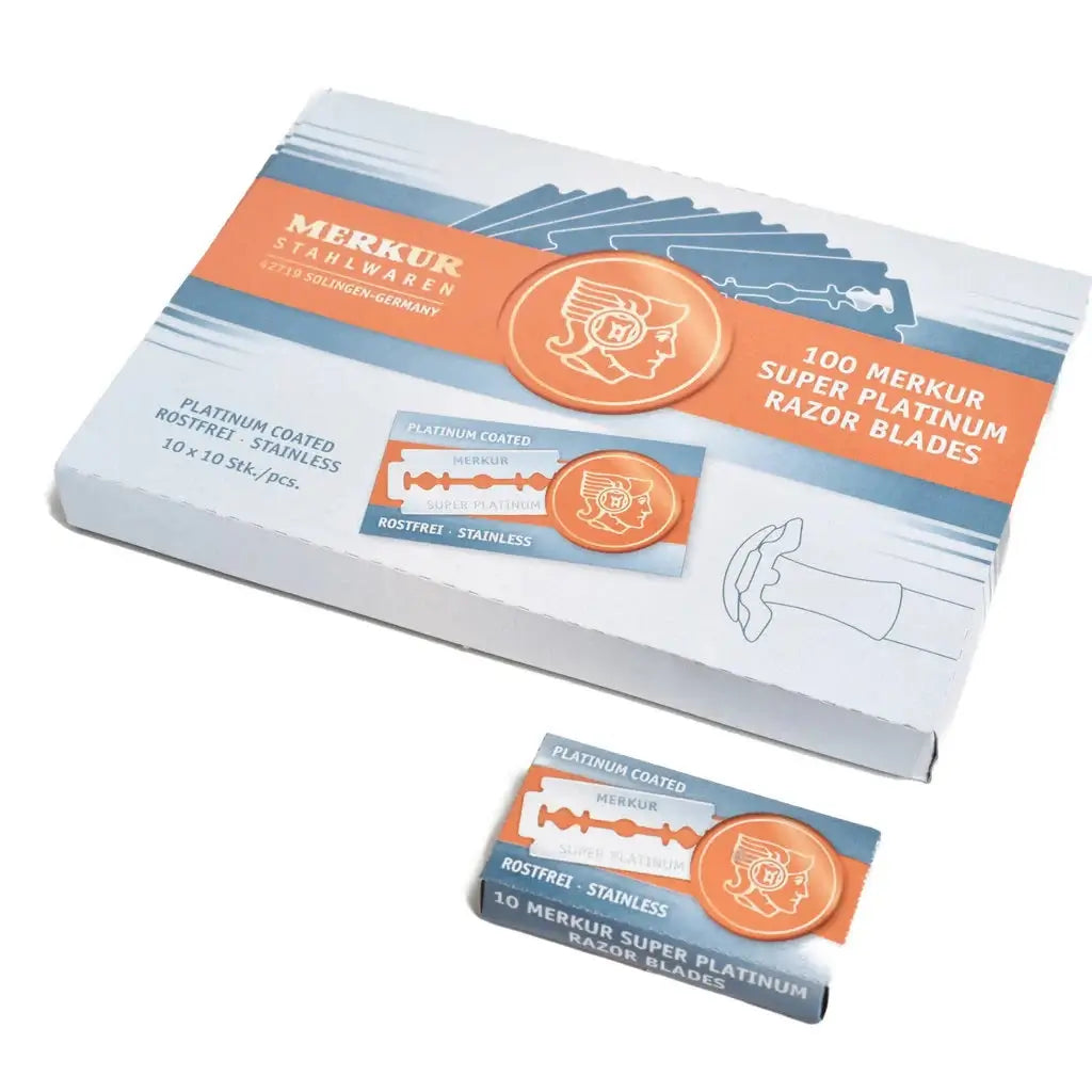 Merkur, Double Edge Blade Box (10x10)-Barberblad-JKSHOP
