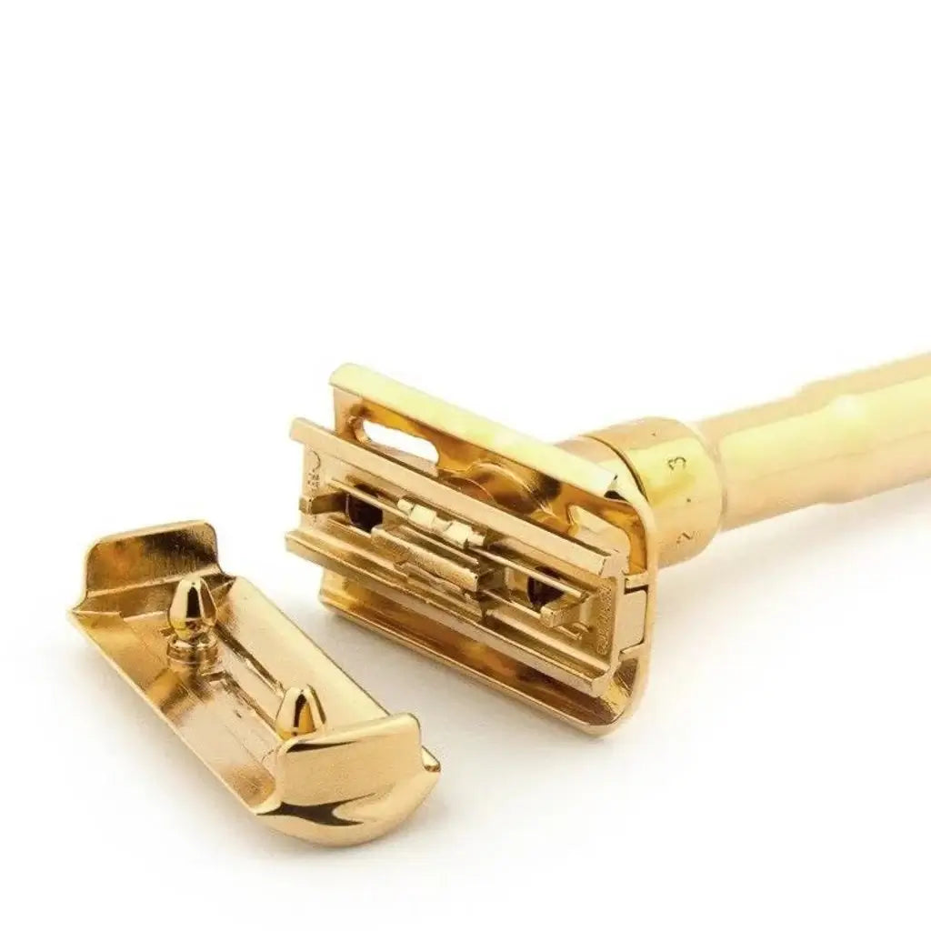 Merkur, Safety Razor- Gesloten Kam (Futur Gold)-Barberhøvel-JKSHOP