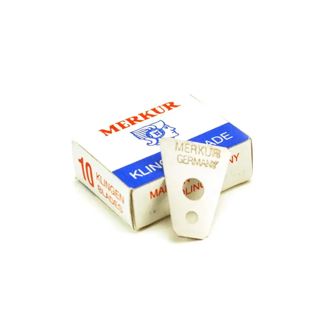 Merkur, Safety Razor Moustache- 10 Blades-Barberblad-JKSHOP