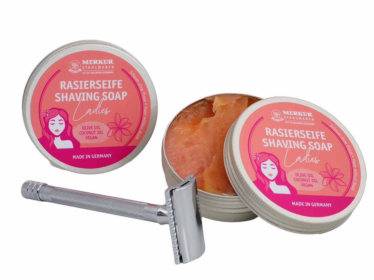 Merkur, Shaving Soap Ladies - Barberkrem - JK-Shop