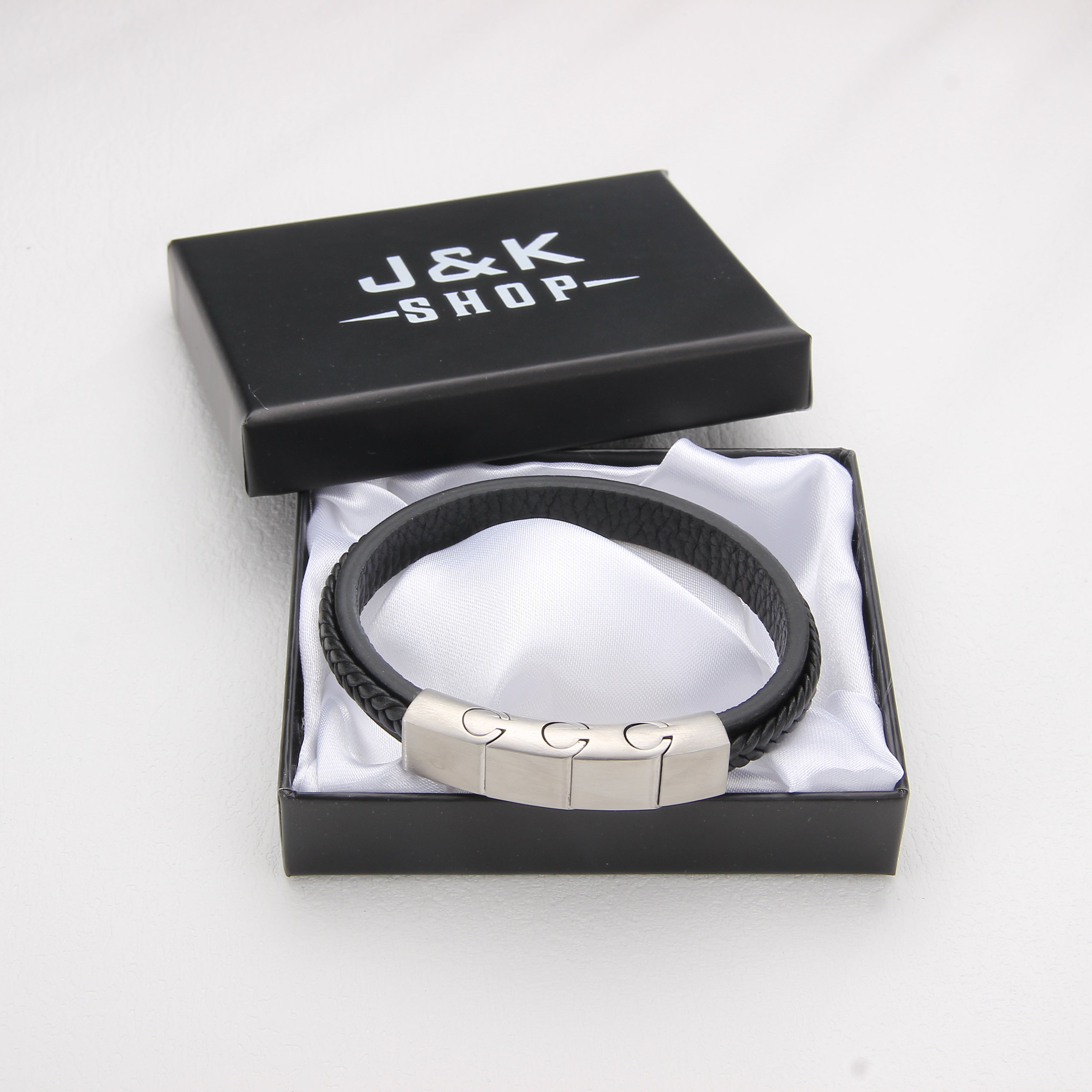 Midnight Magnetico - Justerbart Lærarmbånd - Armbånd - JK-Shop