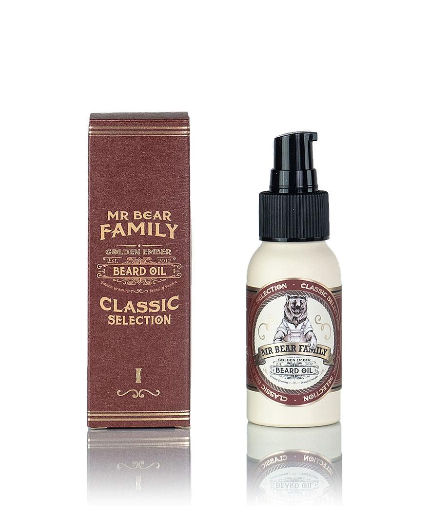 Mr Bear Family Golden Ember Beard Oil-Skjeggolje-JKSHOP